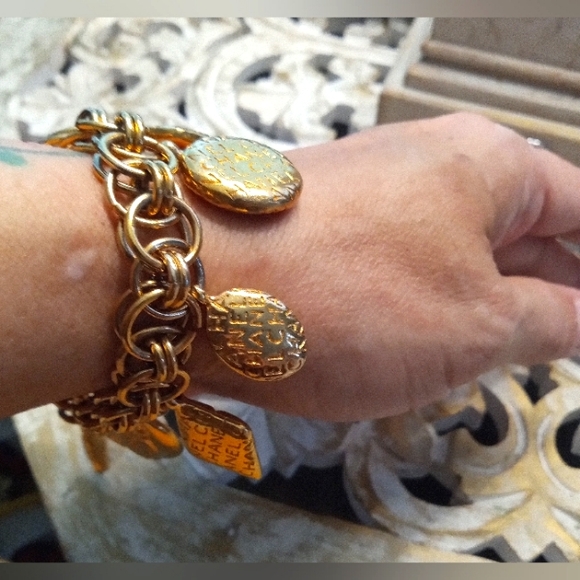 Chanel Gold Charm Bracelet - 100% Authentic - Picture 8 of 8